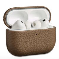 Accezz Echtleder Case  Apple Airpods Pro 3 - Taupe