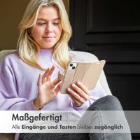 Accezz Wallet TPU Klapphülle Samsung Galaxy A42 - Gold