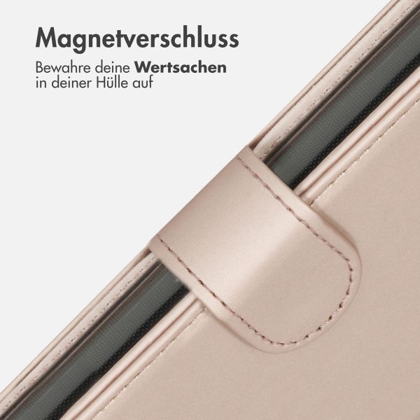 Accezz Wallet TPU Klapphülle Samsung Galaxy A42 - Gold
