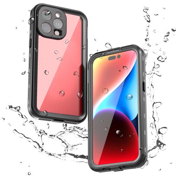 Redpepper Dot Plus Waterproof Case für das Apple iPhone 15 Pro Max - Schwarz
