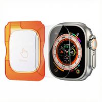 Accezz Displayschutz aus gehärtetem Glas mit Applikator Apple Watch Ultra 1 / 2 / 3 - 49 mm
