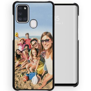 Gestalte deine eigene Hardcase Hülle Samsung Galaxy A21s - Schwarz