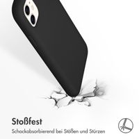 Accezz Liquid Silikoncase Apple iPhone 11 - Schwarz