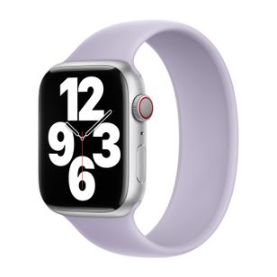 Apple Silikon Solo Loop für  Apple Watch | 38/40/41/42 mm - Größe 1 - Purple Fog