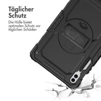 Accezz Robustes Back Cover mit Schultergurt Samsung Galaxy Tab S10 Plus / Tab S9 FE Plus / Tab S9 Plus - Schwarz