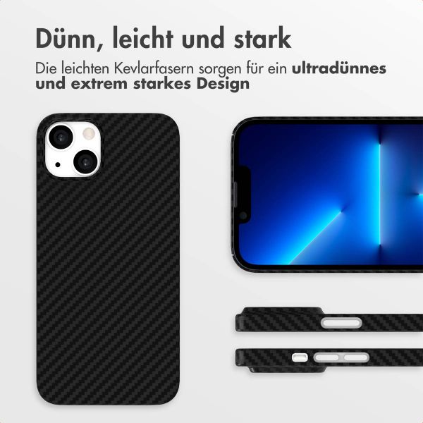 Accezz MagSafe Kevlar® Hülle Apple iPhone 13 - Schwarz