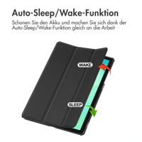 Accezz Trifold Klapphülle Samsung Galaxy Tab A11 Plus / A9 Plus - Schwarz
