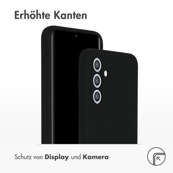 Accezz Liquid Silikoncase Samsung Galaxy A54 (5G) - Schwarz