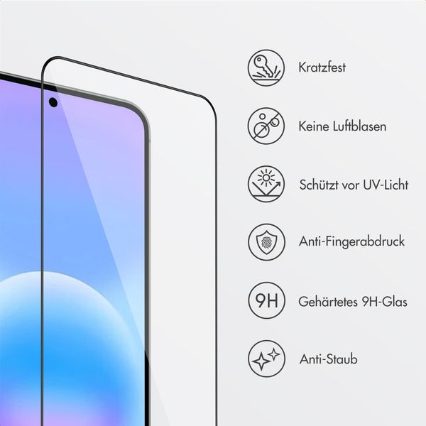 Accezz Gehärtetes Glas Displayschutz mit Applikator - 2-Pack Samsung Galaxy A57 (5G)