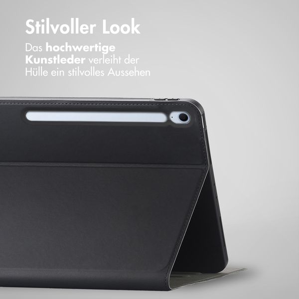 Accezz Classic Klapphülle Samsung Galaxy Tab S10 FE Plus - Schwarz