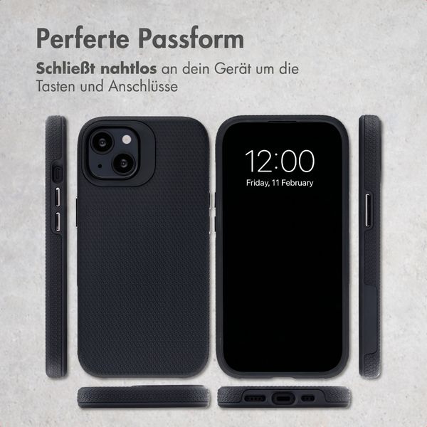 Accezz Tough Back Cover mit MagSafe Apple iPhone 14 - Schwarz