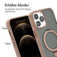 Accezz Ring Stand Backcover mit MagSafe Apple iPhone 13 Pro Max - Braun