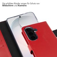 Selencia Echtleder Klapphülle Samsung Galaxy S26 - Rot