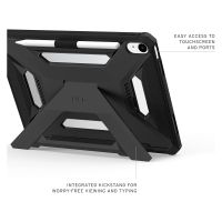 UAG Scout Plus Back Cover mit Ständer Apple iPad 11 (2025) 11 Zoll A16 / iPad 10 (2022) 10.9 Zoll - Black