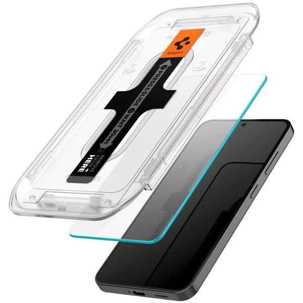 Spigen GLAStR Fit Displayschutzfolie 2er-Pack + Applicator Samsung Galaxy S25 / S24