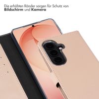 Selencia Echtleder Klapphülle Samsung Galaxy S26 Plus - Dusty Pink