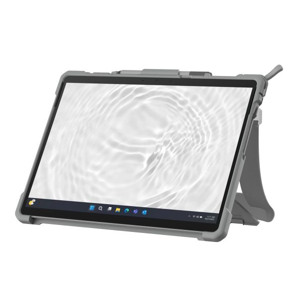 UAG Plasma Healthcare backcover mit Strap und Schultergurt Microsoft Surface Pro 9 / Pro 10 / Pro 11 / Pro 12 - 13 Zoll - Weiß / Grau
