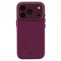 Accezz MagSafe Leather Backcover Apple iPhone 18 Pro Max / 17 Pro Max - Heath Purple