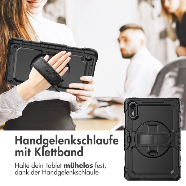 Accezz Robustes Back Cover mit Schultergurt Xiaomi Redmi Pad 2 - Schwarz
