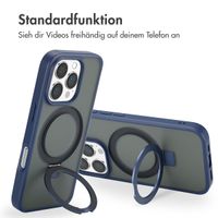 Accezz Ring Stand Backcover mit MagSafe Apple iPhone 16 Pro - Blau