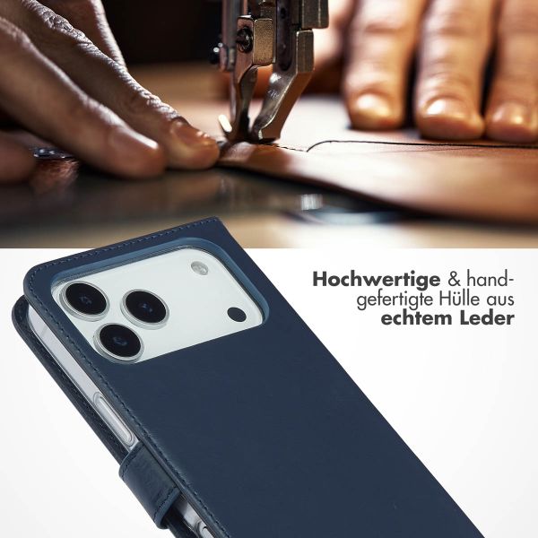 Selencia Echtleder Klapphülle Apple iPhone 17 Pro Max - Dusty Pink