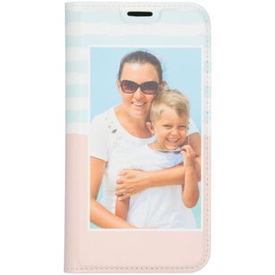 Gestalte deine eigene Compact Gel Klapphülle Apple iPhone 11 Pro - Weiß