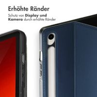 Accezz Classic Klapphülle Samsung Galaxy Tab S9 11.0 Zoll / S10 Lite / S10 FE / S9 FE 10.9 Zoll - Dunkelblau