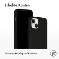Accezz Liquid Silikoncase Apple iPhone 15 Plus - Schwarz