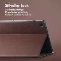 Accezz Classic Klapphülle Samsung Galaxy Tab A9 Plus - Braun