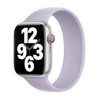 Apple Silikon Solo Loop für  Apple Watch | 38/40/41/42 mm - Größe 9 - Purple Fog