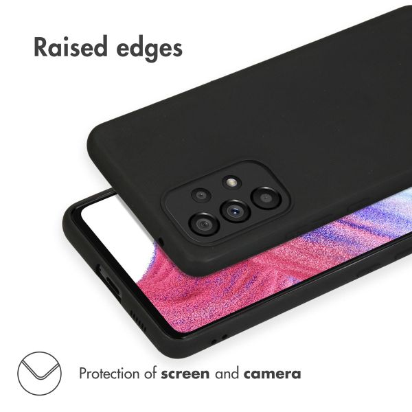 Accezz Color TPU Hülle Samsung Galaxy A53 - Schwarz