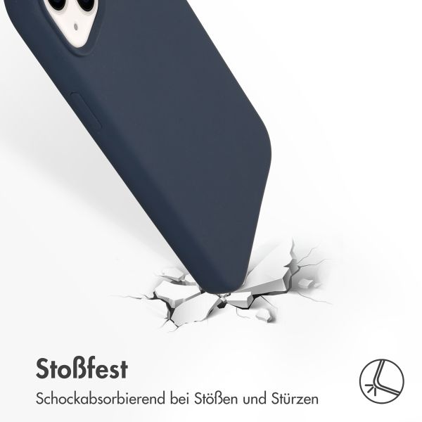 Accezz Liquid Silikoncase Apple iPhone 14 Plus - Dunkelblau