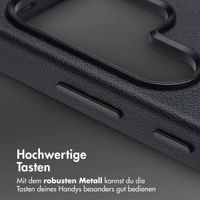 Accezz MagSafe Leather Backcover Samsung Galaxy S25 Ultra - Onyx Black