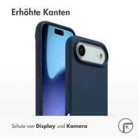 Accezz Liquid Silikoncase mit MagSafe Apple iPhone Air - Dunkelblau
