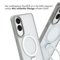Accezz Ring Stand Backcover mit MagSafe Samsung Galaxy S25 Edge - Grau