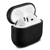 Accezz Echtleder Case Apple AirPods 5 / 4 - Schwarz