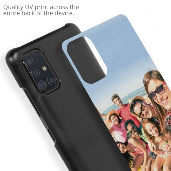 Gestalte deine eigene Hardcase Hülle Samsung Galaxy A51 - Schwarz