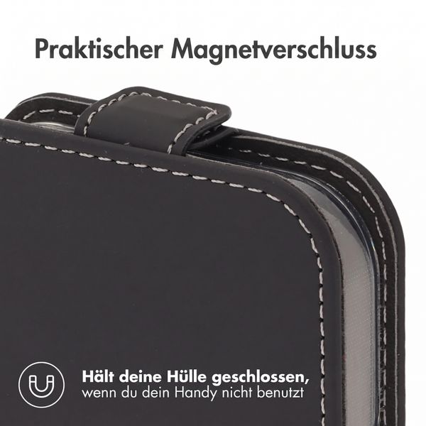 Accezz Flip Case Apple iPhone 18 Pro / 17 Pro - Schwarz