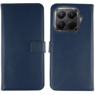 Selencia Echtleder Klapphülle Xiaomi 15T Pro - Dunkelblau