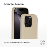 Accezz Liquid Silikoncase mit MagSafe Apple iPhone 16 Pro - Stone