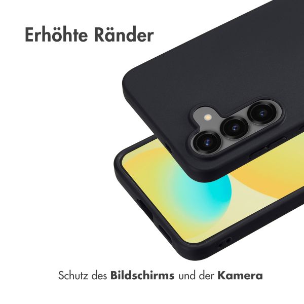 Accezz Color TPU Hülle Samsung Galaxy S25 FE - Schwarz