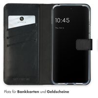 Selencia Echtleder Klapphülle Google Pixel 8 - Schwarz