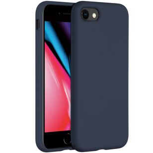 Accezz Liquid Silikoncase Apple iPhone SE (2022 / 2020) / 8 / 7 - Dunkelblau