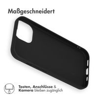 Accezz Color TPU Hülle Apple iPhone 15 - Schwarz