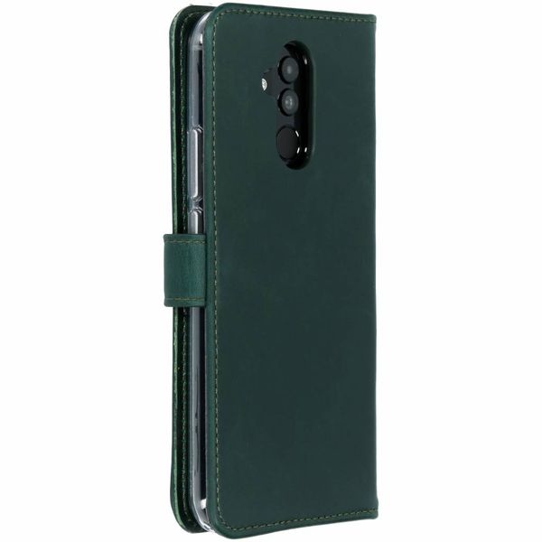Selencia Echtleder Klapphülle Huawei Mate 20 Lite - Grün