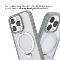 Accezz Ring Stand Backcover mit MagSafe Apple iPhone 16 Pro - Grau