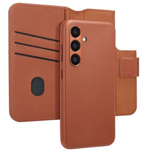 Accezz 2-in-1 Klapphülle aus Leder mit MagSafe Samsung Galaxy S24 - Sienna Brown