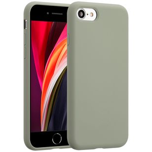 Accezz Liquid Silikoncase Apple iPhone SE (2022 / 2020) / 8 / 7 - Cooper Green