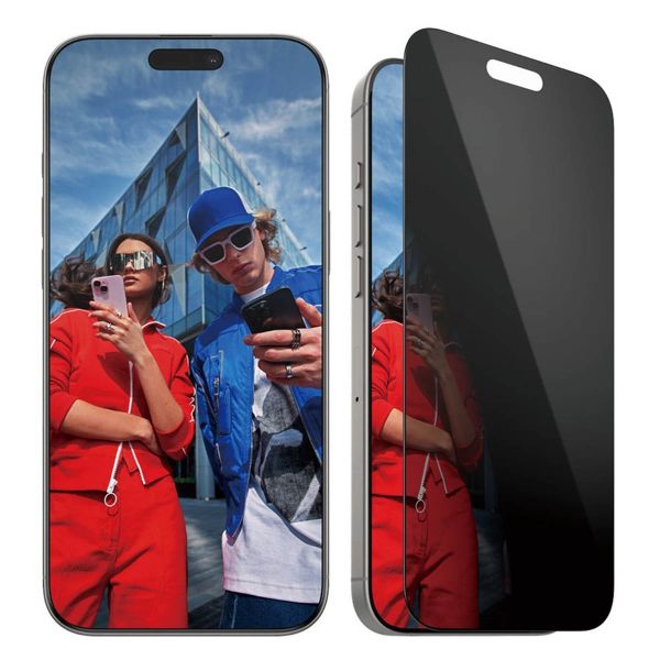 PanzerGlass Ultra Wide Fit Antibakterieller Screen Protector mit Sichtschutz inkl. Applikator Apple iPhone 16 Pro Max