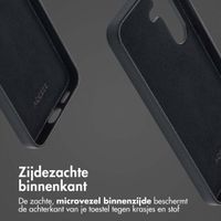 Accezz Echtleder Hülle + MagSafe Wallet Samsung Galaxy S25 - Onyx Black